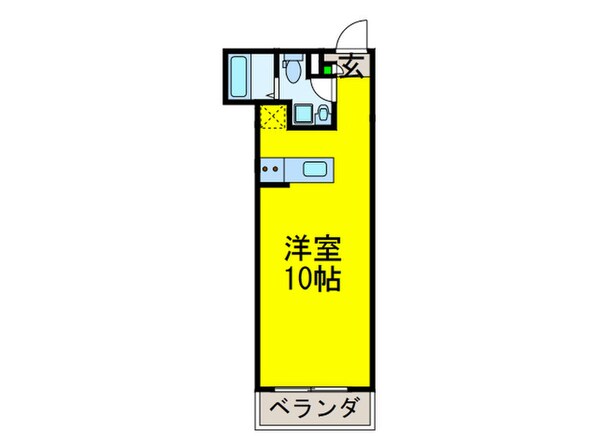 フェリオ南津守の物件間取画像